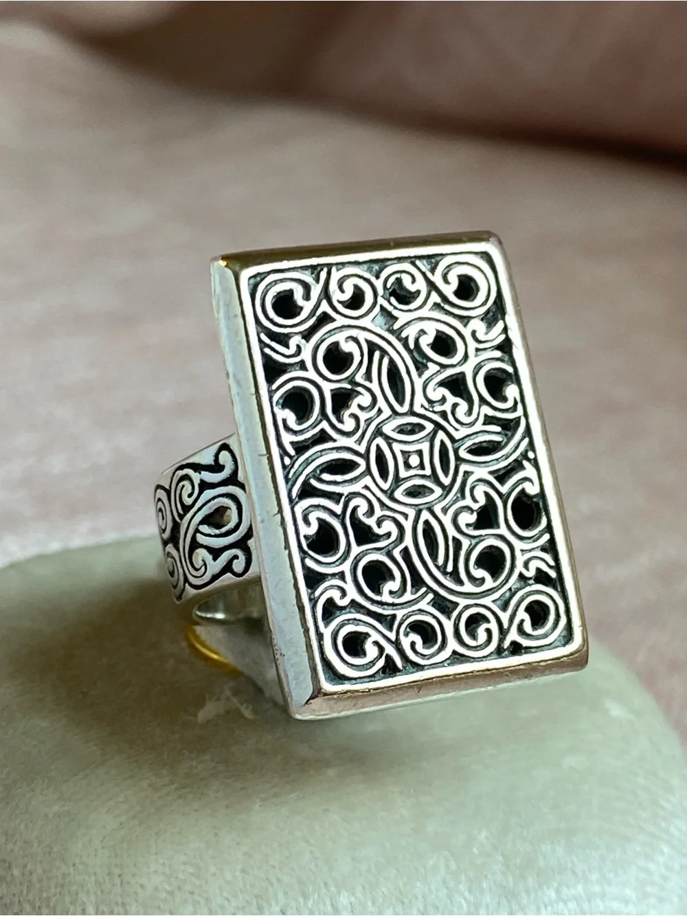 Retired Brighton Vintage Sterling Silver Serendipity Ring